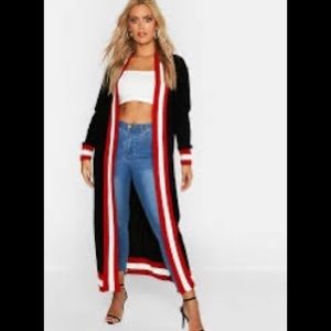 NWOT Boohoo Plus duster cardigan US 24